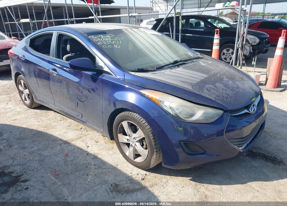 2013 HYUNDAI ELANTRA GLS VIN: 5NPDH4AE4DH231441