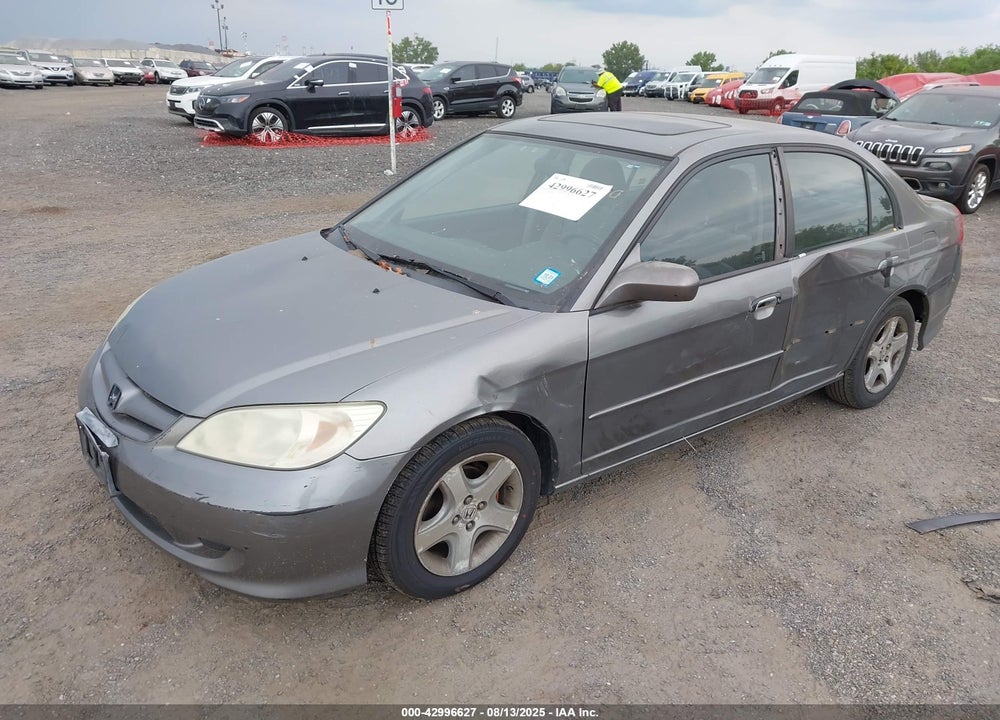 2005 HONDA CIVIC EX VIN: 2HGES26895H512143