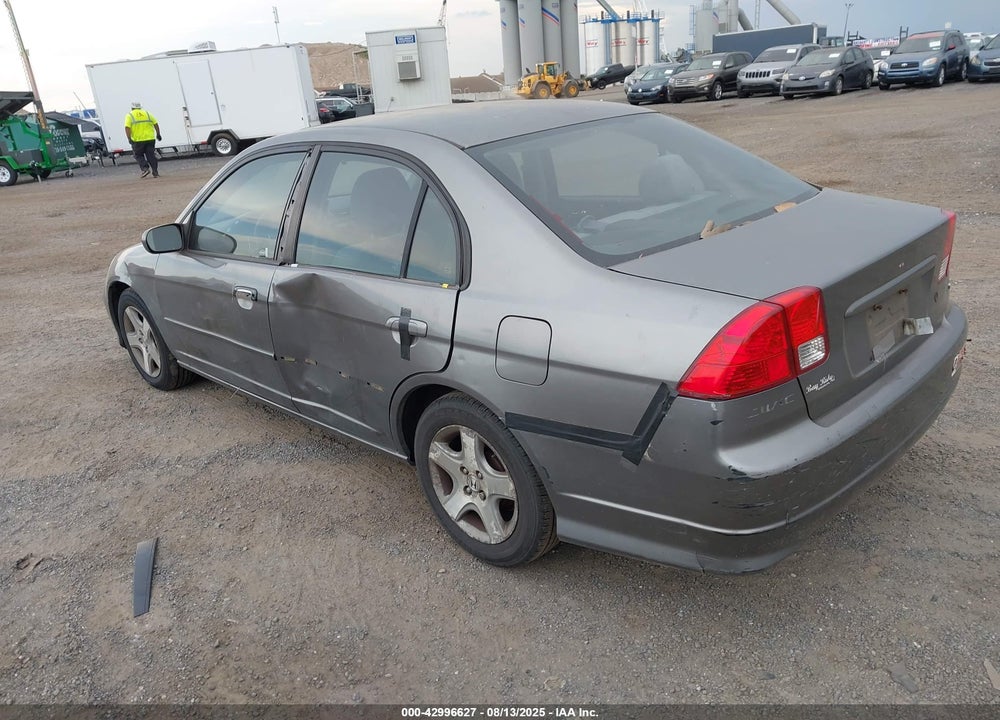 2005 HONDA CIVIC EX VIN: 2HGES26895H512143