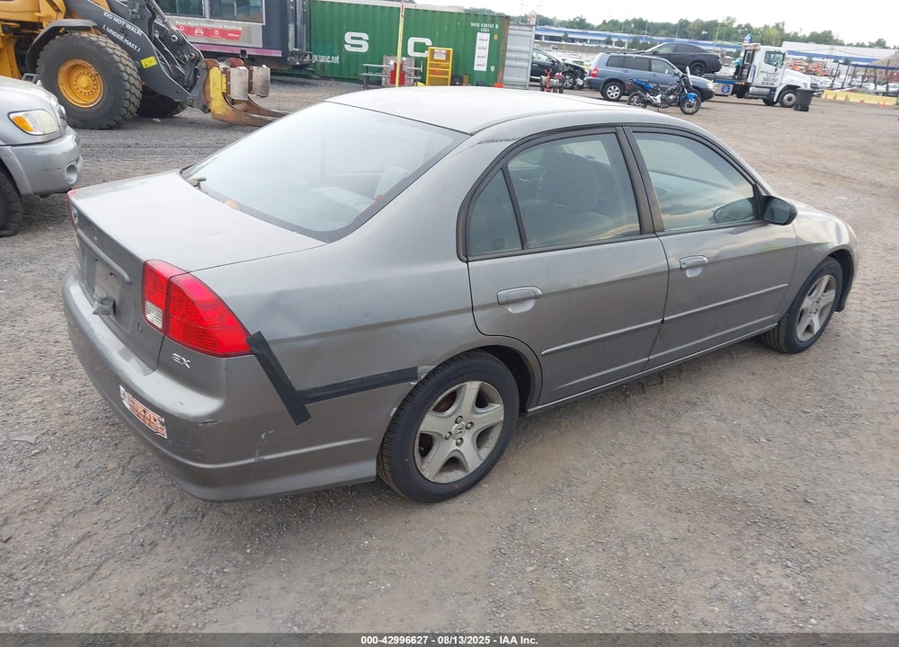 2005 HONDA CIVIC EX VIN: 2HGES26895H512143