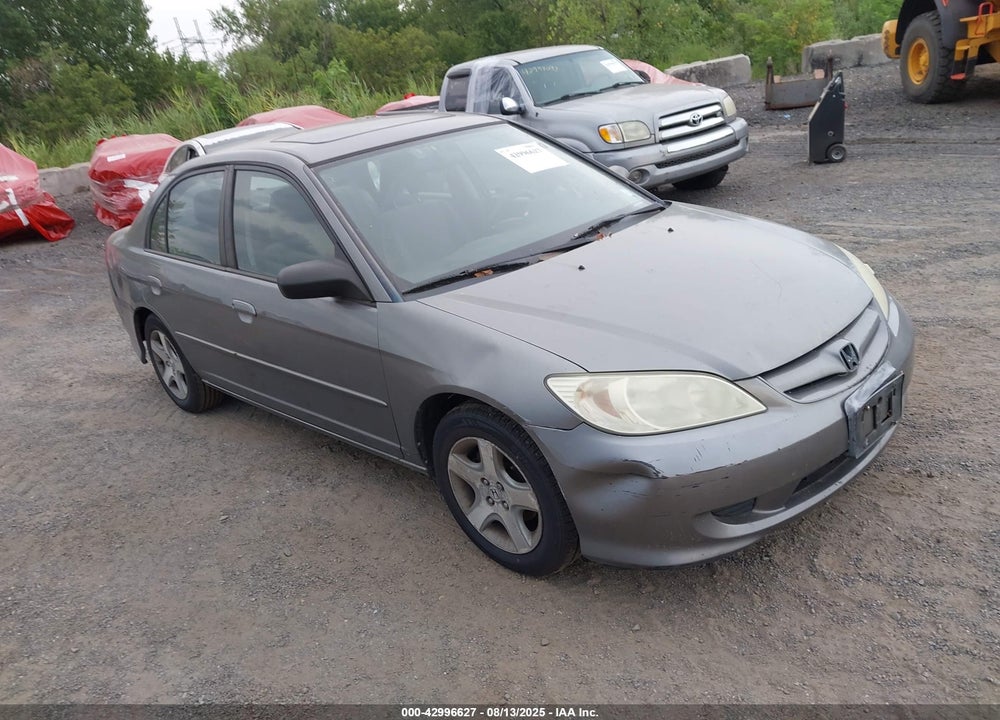 2005 HONDA CIVIC EX VIN: 2HGES26895H512143