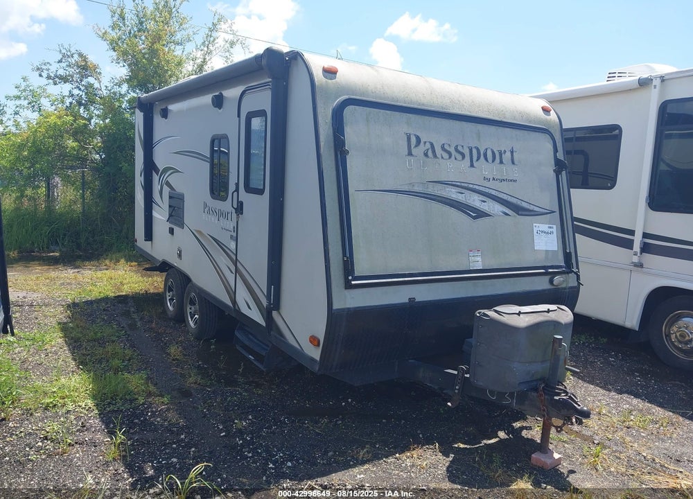 2016 KEYSTONE PASSPORT ULTRALITE VIN: 4YDT17722GT415031