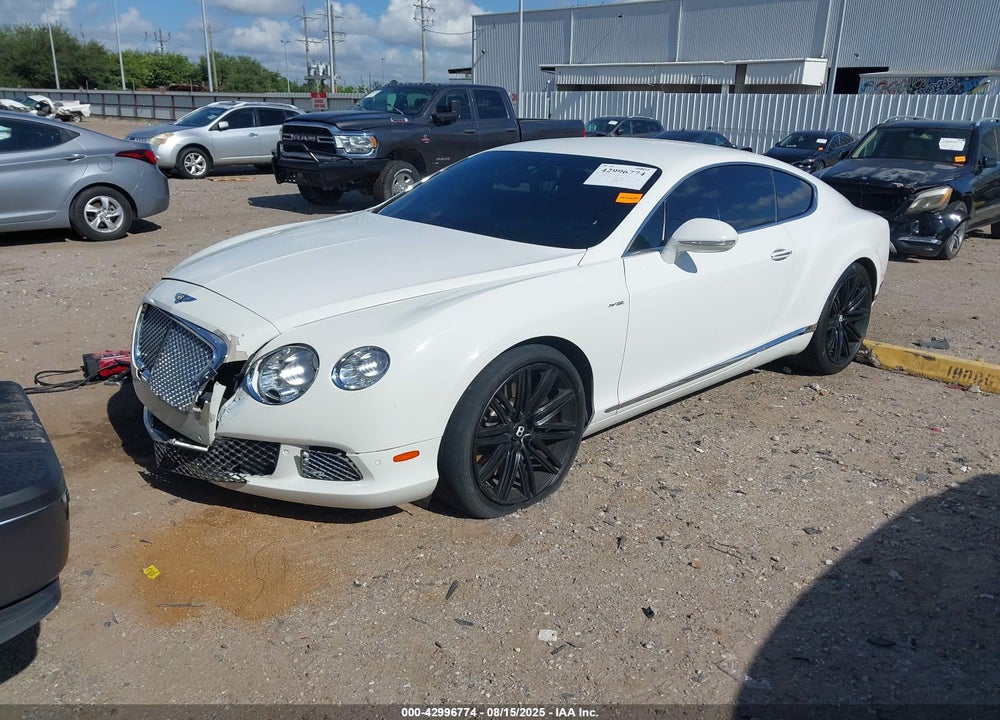 2013 BENTLEY CONTINENTAL VIN: SCBFC7ZA8DC083173