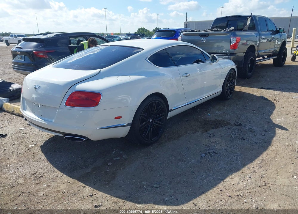 2013 BENTLEY CONTINENTAL VIN: SCBFC7ZA8DC083173