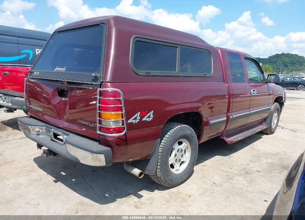2002 CHEVROLET SILVERADO 1500 LS VIN: 2GCEK19V621133048