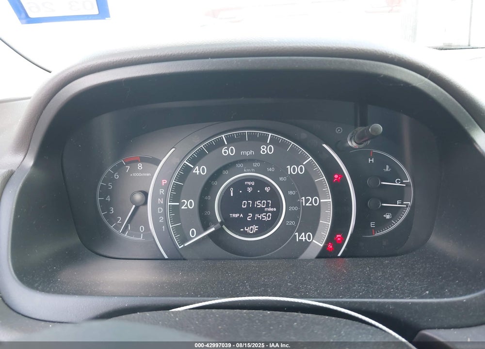 2013 HONDA CR-V VIN: 5J6RM3H78DL015374