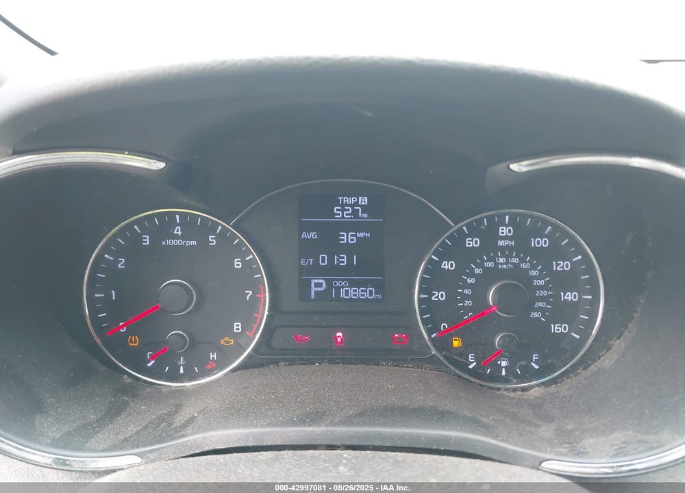 2016 KIA FORTE VIN: KNAFK5A84G5582586