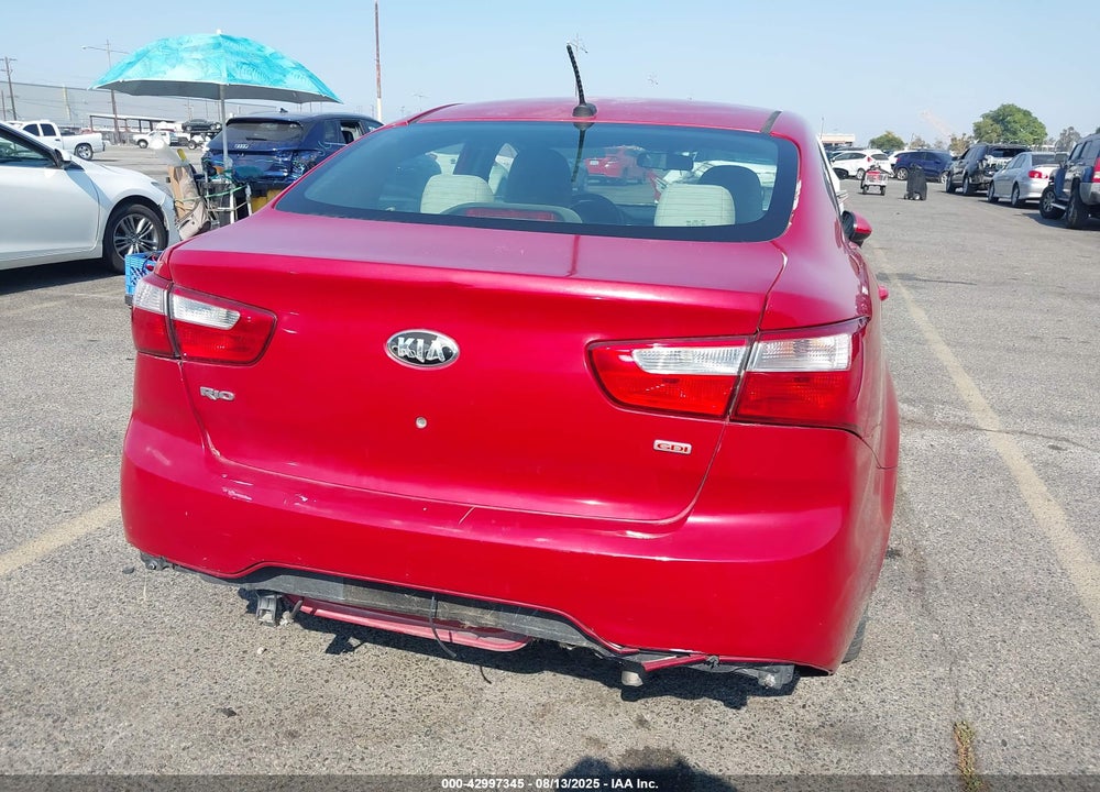 2013 KIA RIO VIN: KNADM4A38D6319653