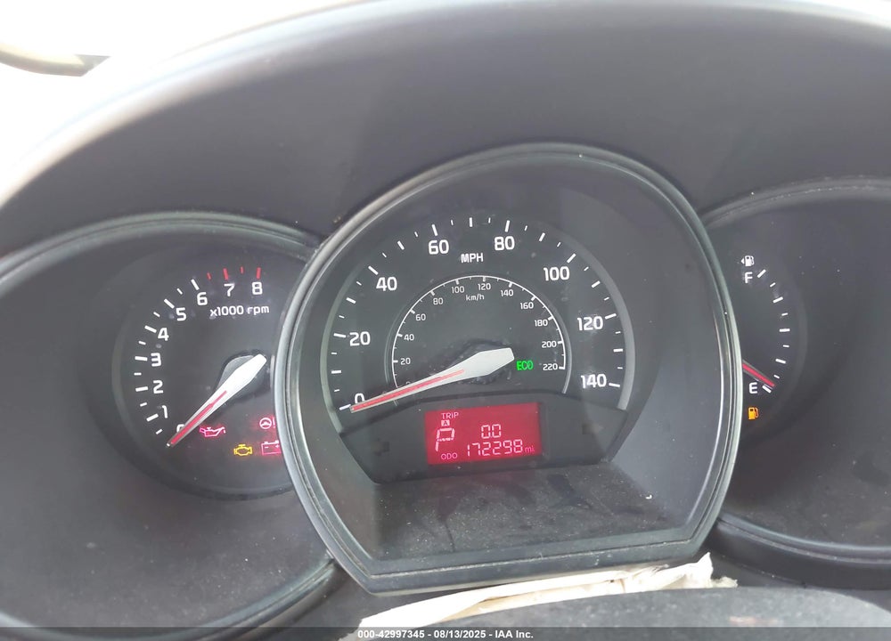 2013 KIA RIO VIN: KNADM4A38D6319653