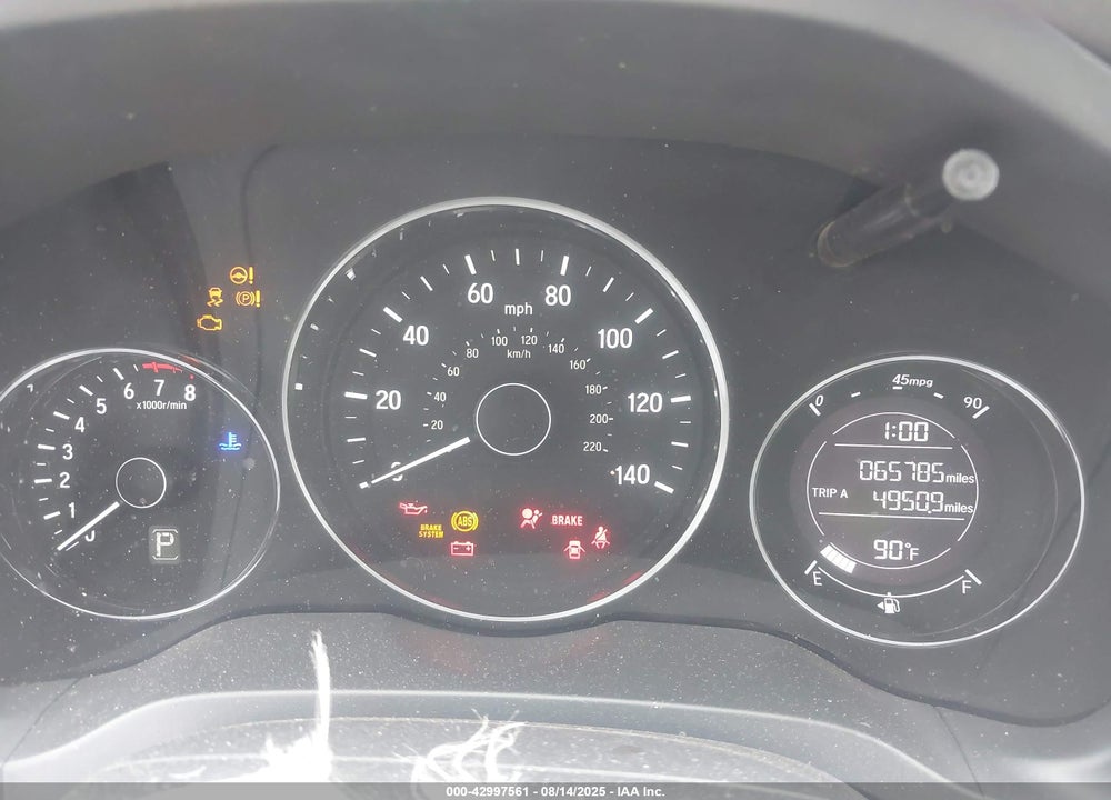 2017 HONDA HR-V VIN: 3CZRU5H30HM721641