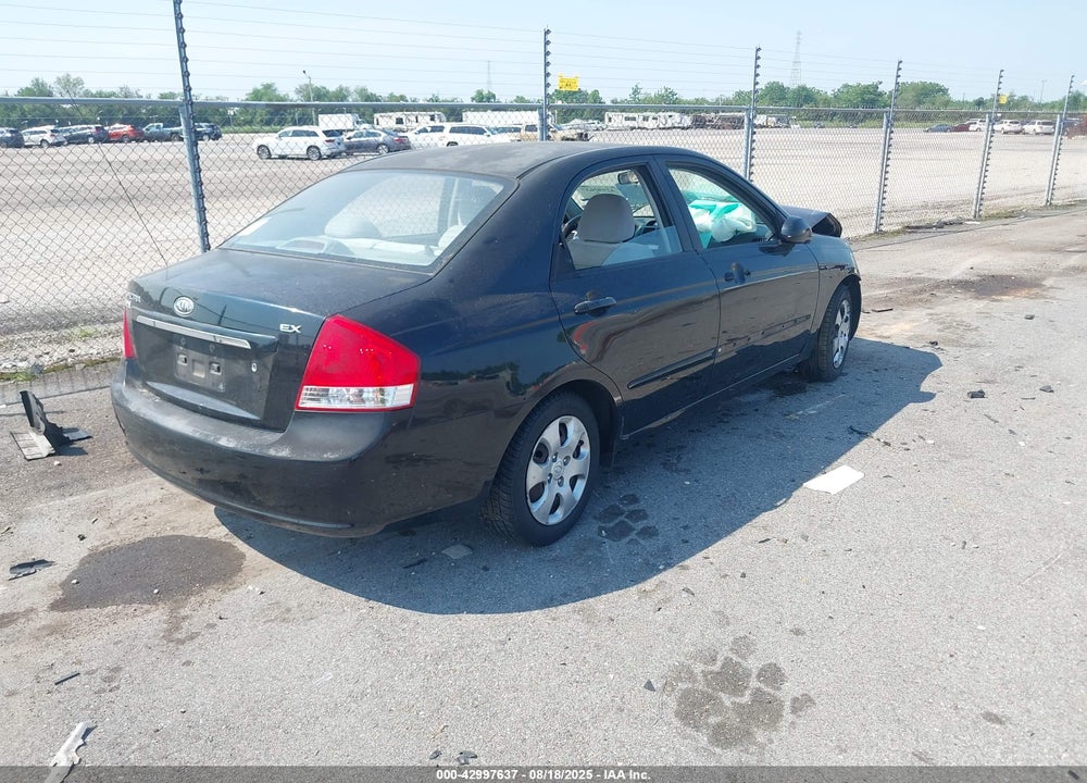 2009 KIA SPECTRA VIN: KNAFE221495627892