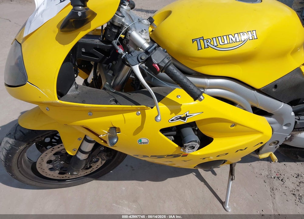 2003 TRIUMPH MOTORCYCLE DAYTONA 955I VIN: SMT502FP13J169496