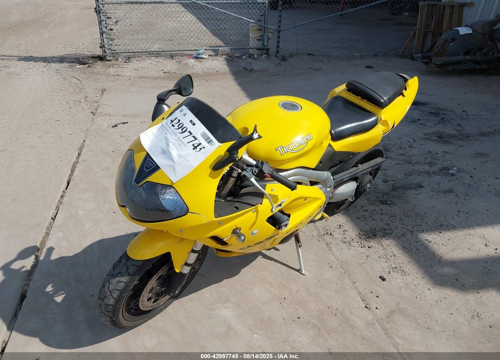 2003 TRIUMPH MOTORCYCLE DAYTONA 955I VIN: SMT502FP13J169496