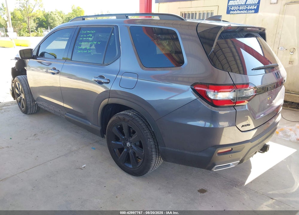2025 HONDA PILOT VIN: 5FNYG1H93SB044182