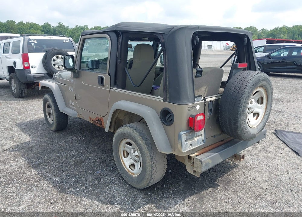 2006 JEEP WRANGLER X VIN: 1J4FA39S76P747053