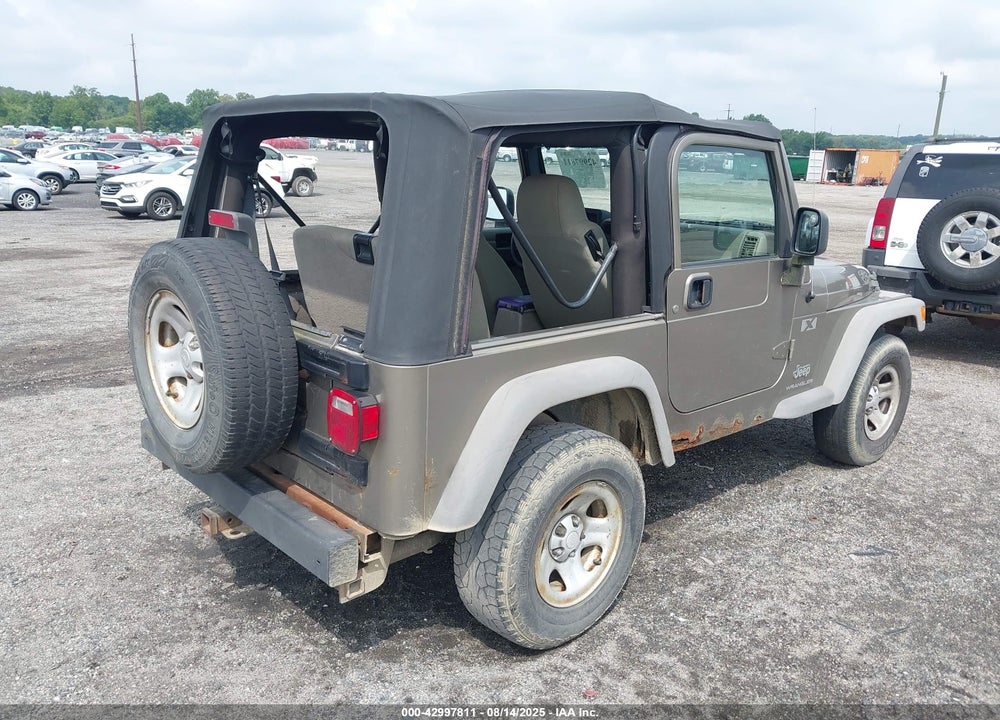 2006 JEEP WRANGLER X VIN: 1J4FA39S76P747053