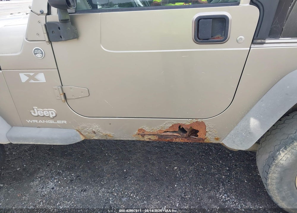 2006 JEEP WRANGLER X VIN: 1J4FA39S76P747053