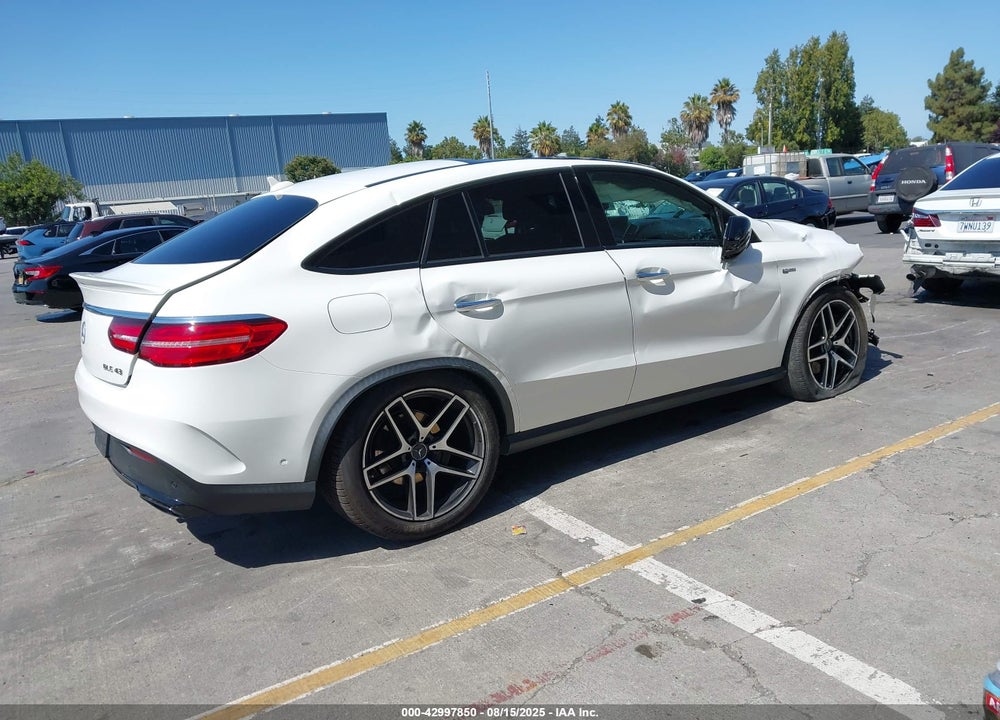 2019 MERCEDES-BENZ AMG GLE 43 COUPE 4MATIC VIN: 4JGED6EBXKA155980