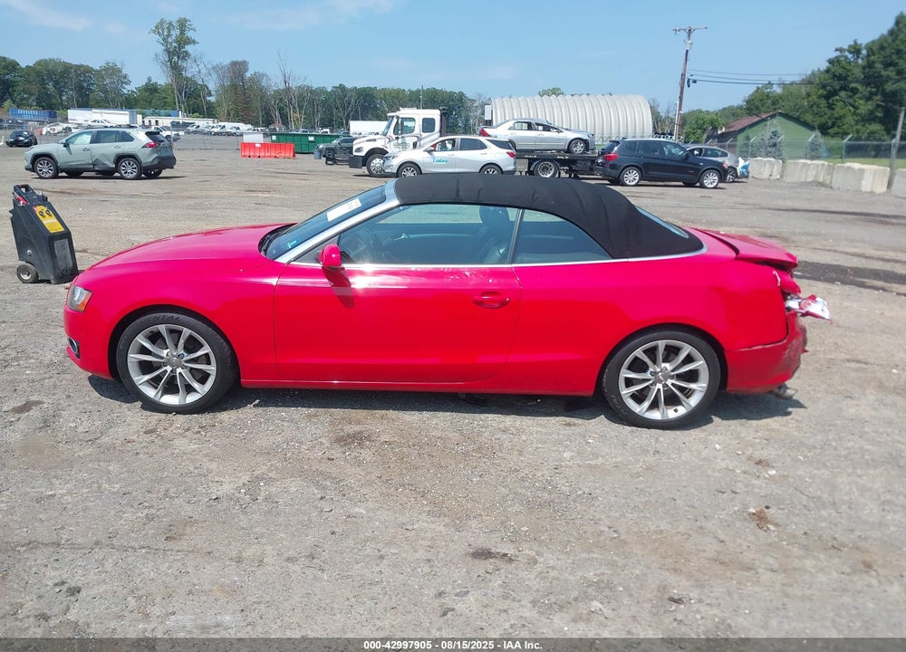 2012 AUDI A5 VIN: WAUCFAFH9CN001876