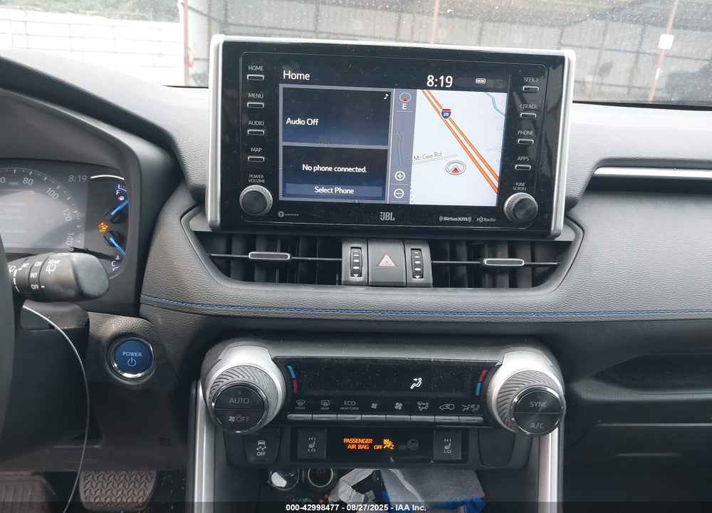 2019 TOYOTA RAV4 HYBRID VIN: 2T3EWRFV1KW019070
