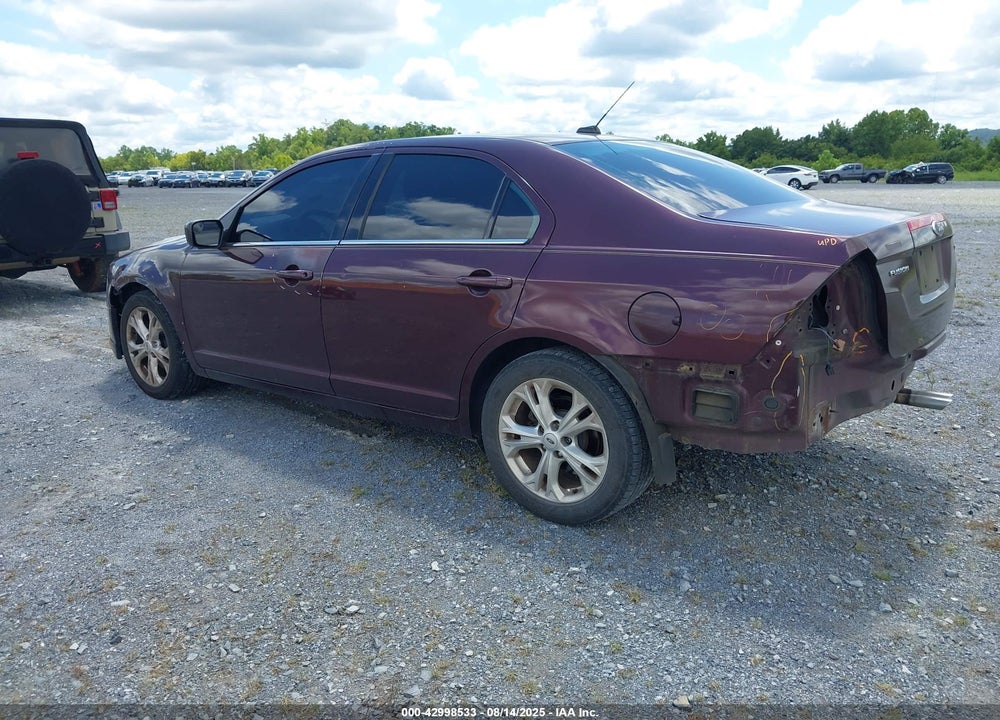 2012 FORD FUSION VIN: 3FAHP0HA3CR249530