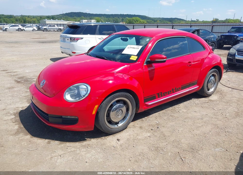 2013 VOLKSWAGEN BEETLE VIN: 3VWHX7ATXDM634268