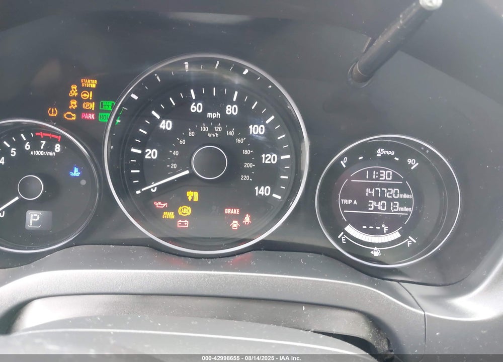 2017 HONDA HR-V VIN: 3CZRU6H73HM707600