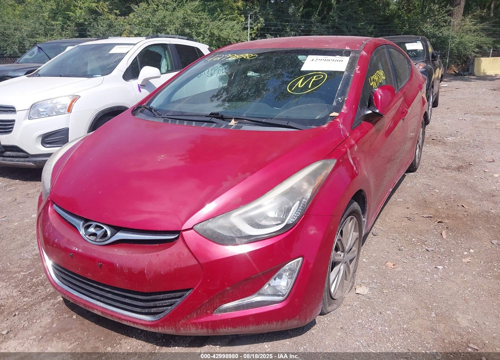 2015 HYUNDAI ELANTRA VIN: KMHDH4AE1FU452709