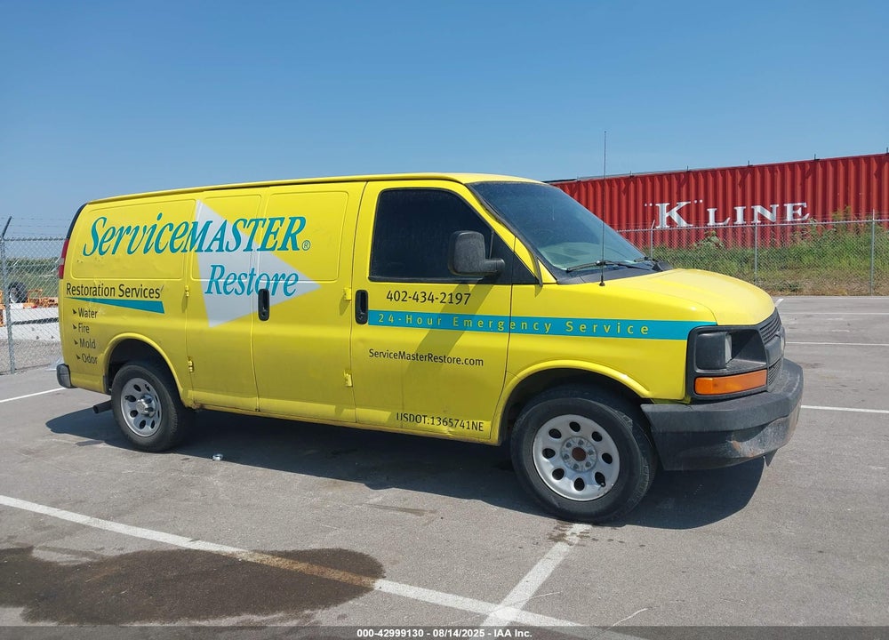 2013 CHEVROLET EXPRESS 1500 WORK VAN VIN: 1GCSGAF43D1168185