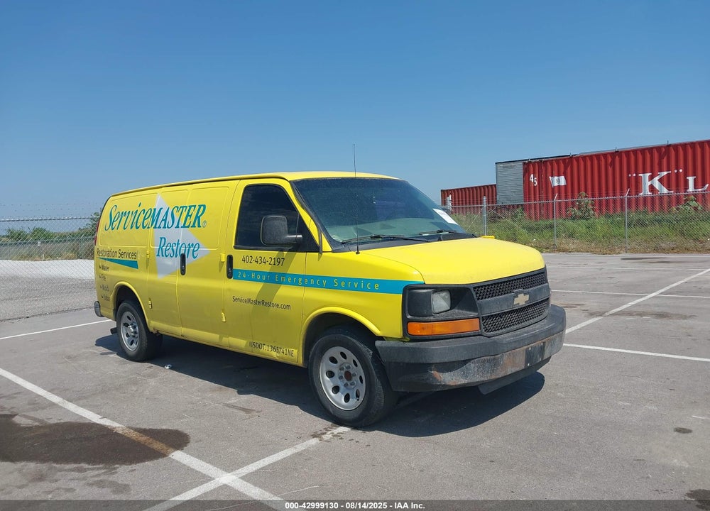 2013 CHEVROLET EXPRESS 1500 WORK VAN VIN: 1GCSGAF43D1168185
