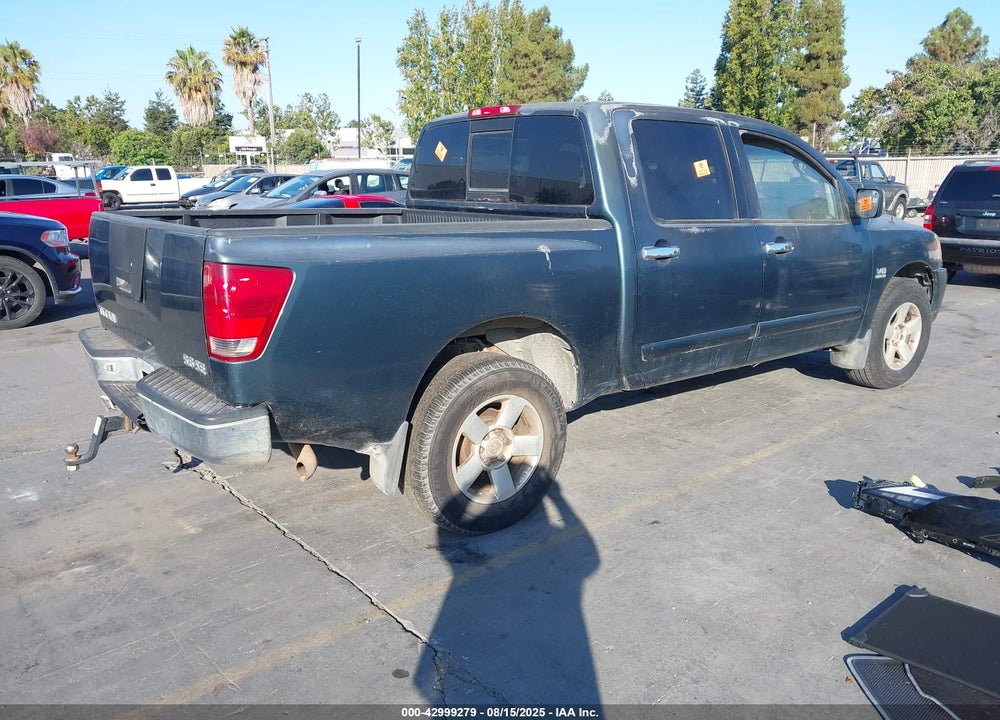 2004 NISSAN TITAN SE VIN: 1N6AA07B74N508741