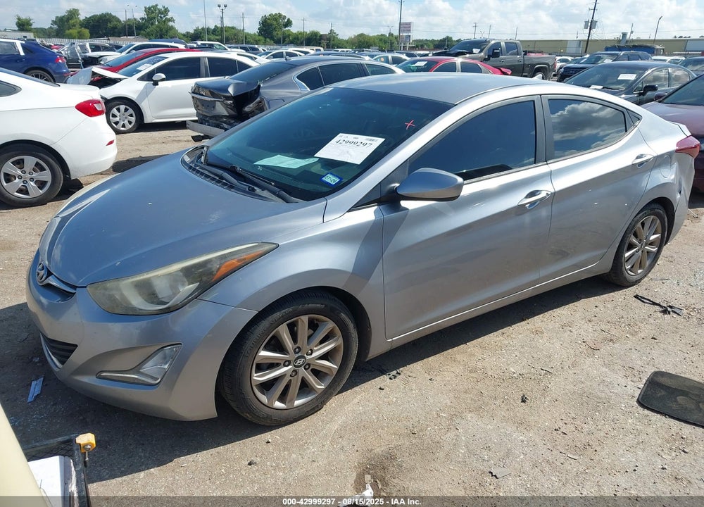 2015 HYUNDAI ELANTRA VIN: 5NPDH4AE4FH612287