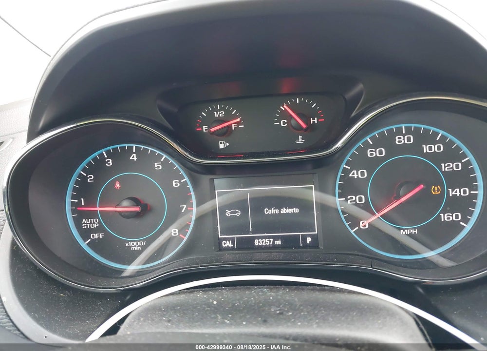 2016 CHEVROLET CRUZE VIN: 1G1BE5SM5G7281648