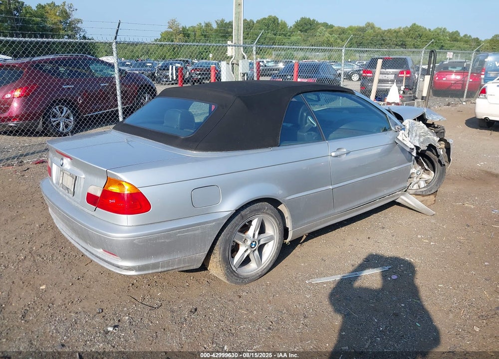 2002 BMW 325CI VIN: WBABS33412PG82433