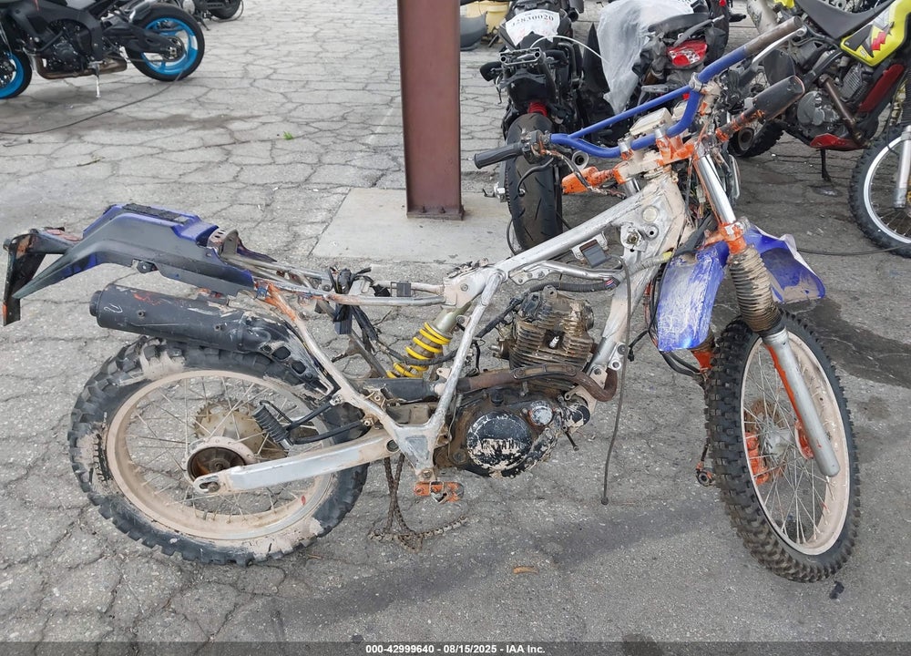 2007 YAMAHA XT225 VIN: JYA4BEC087A087926