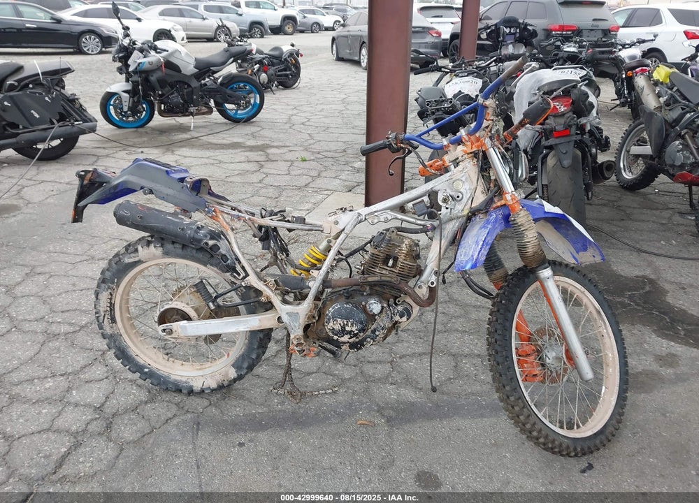 2007 YAMAHA XT225 VIN: JYA4BEC087A087926