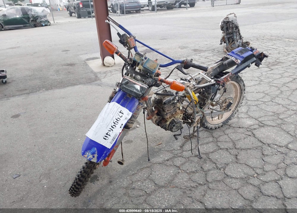 2007 YAMAHA XT225 VIN: JYA4BEC087A087926