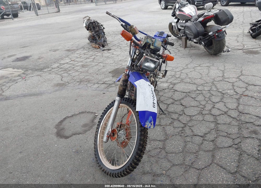 2007 YAMAHA XT225 VIN: JYA4BEC087A087926