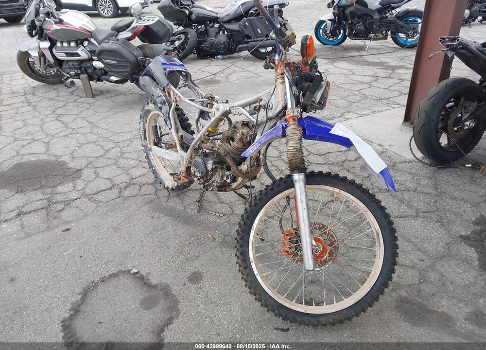 2007 YAMAHA XT225 VIN: JYA4BEC087A087926