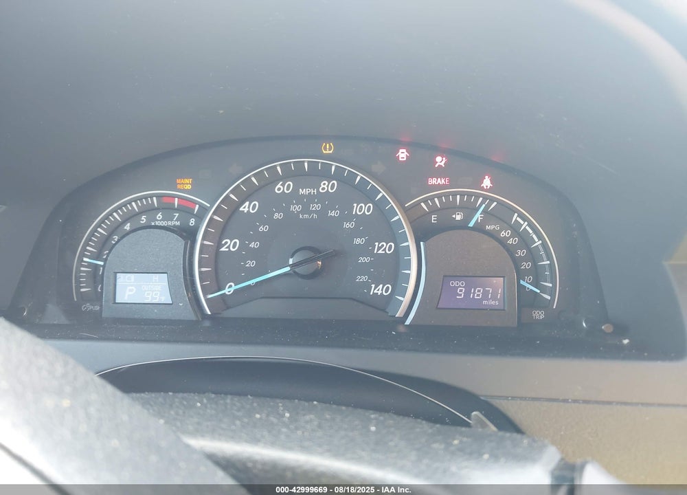 2012 TOYOTA CAMRY VIN: 4T4BF1FK4CR250183