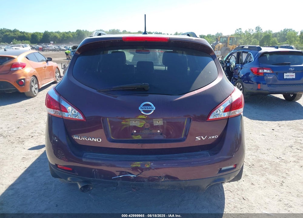 2014 NISSAN MURANO VIN: JN8AZ1MW9EW527400