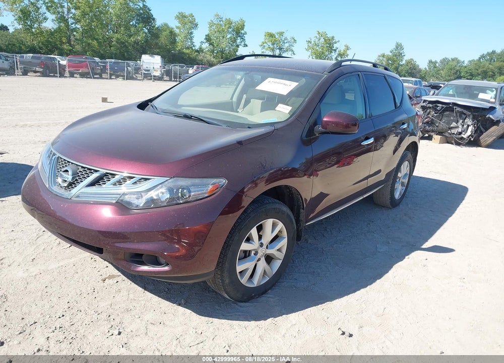 2014 NISSAN MURANO VIN: JN8AZ1MW9EW527400
