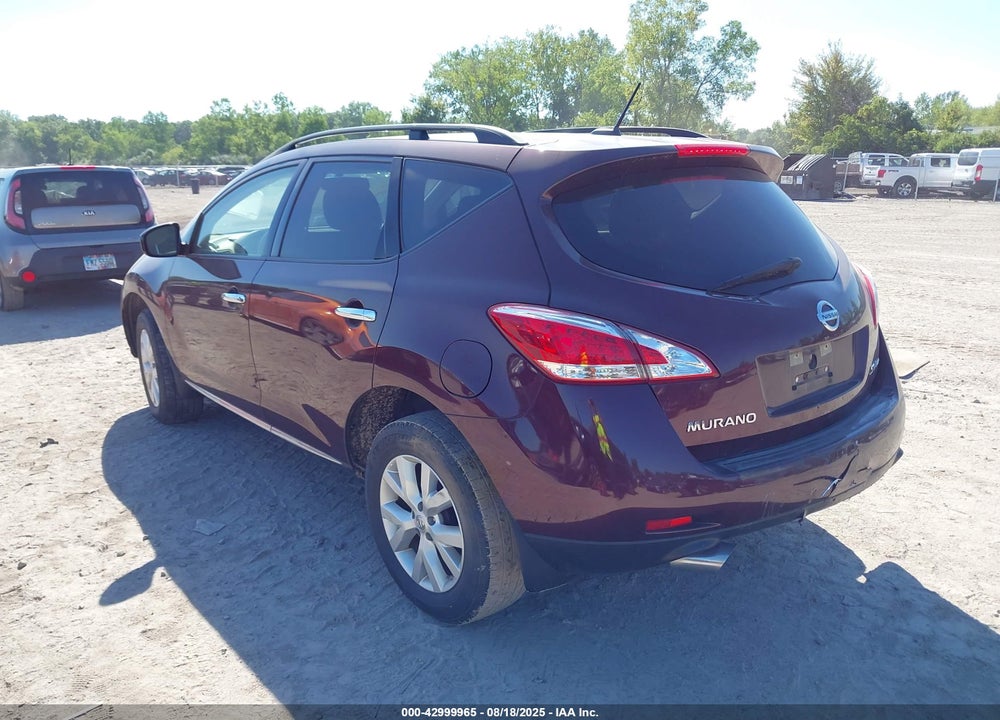 2014 NISSAN MURANO VIN: JN8AZ1MW9EW527400