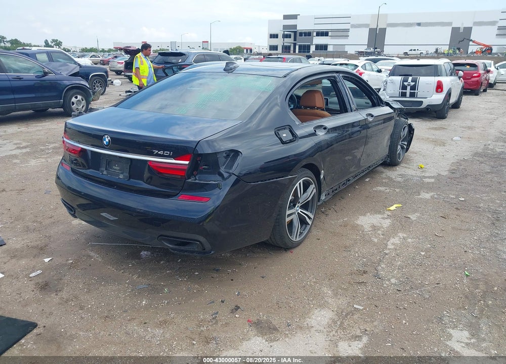 2016 BMW 740I VIN: WBA7E2C5XGG504296
