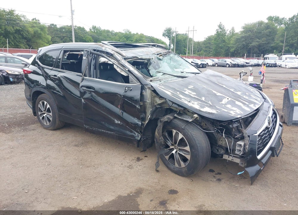 2021 TOYOTA HIGHLANDER VIN: 5TDHZRBH7MS523857