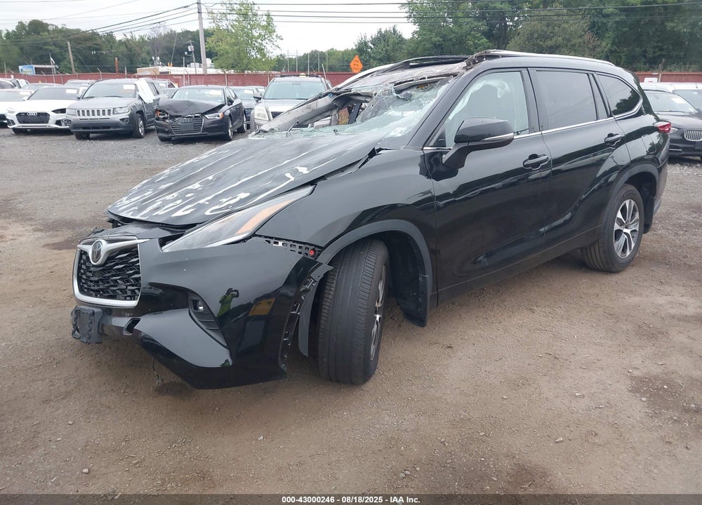 2021 TOYOTA HIGHLANDER VIN: 5TDHZRBH7MS523857