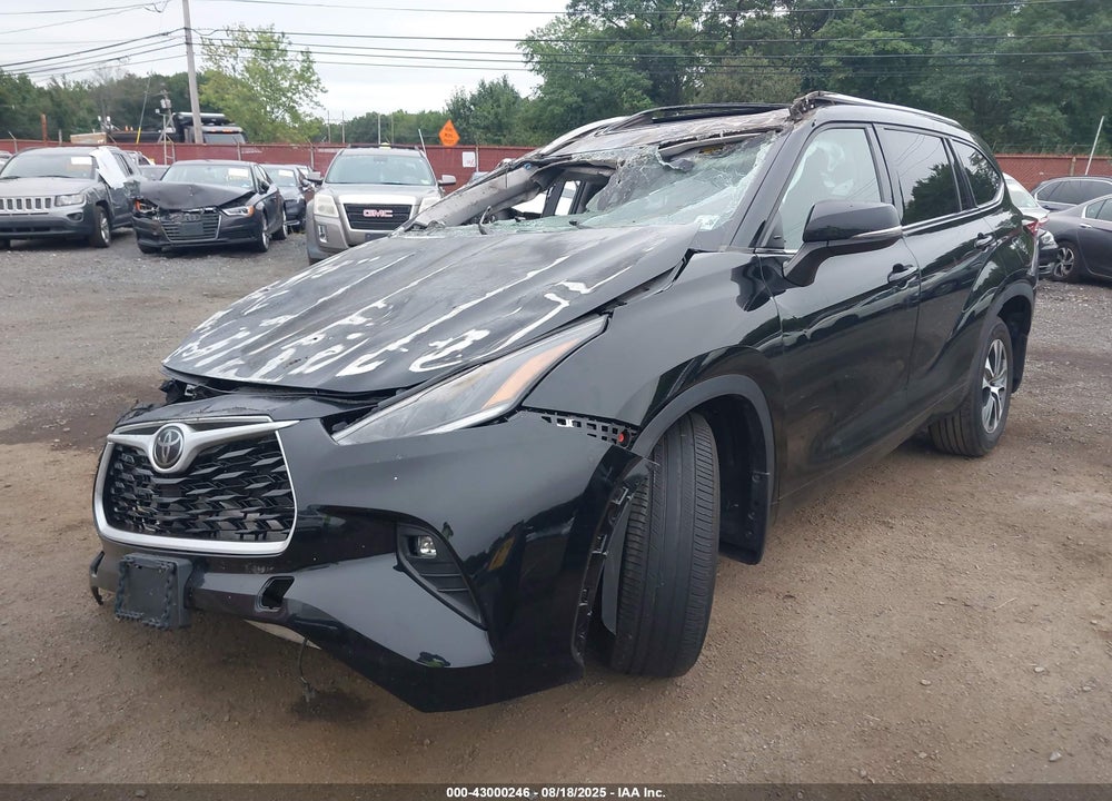 2021 TOYOTA HIGHLANDER VIN: 5TDHZRBH7MS523857