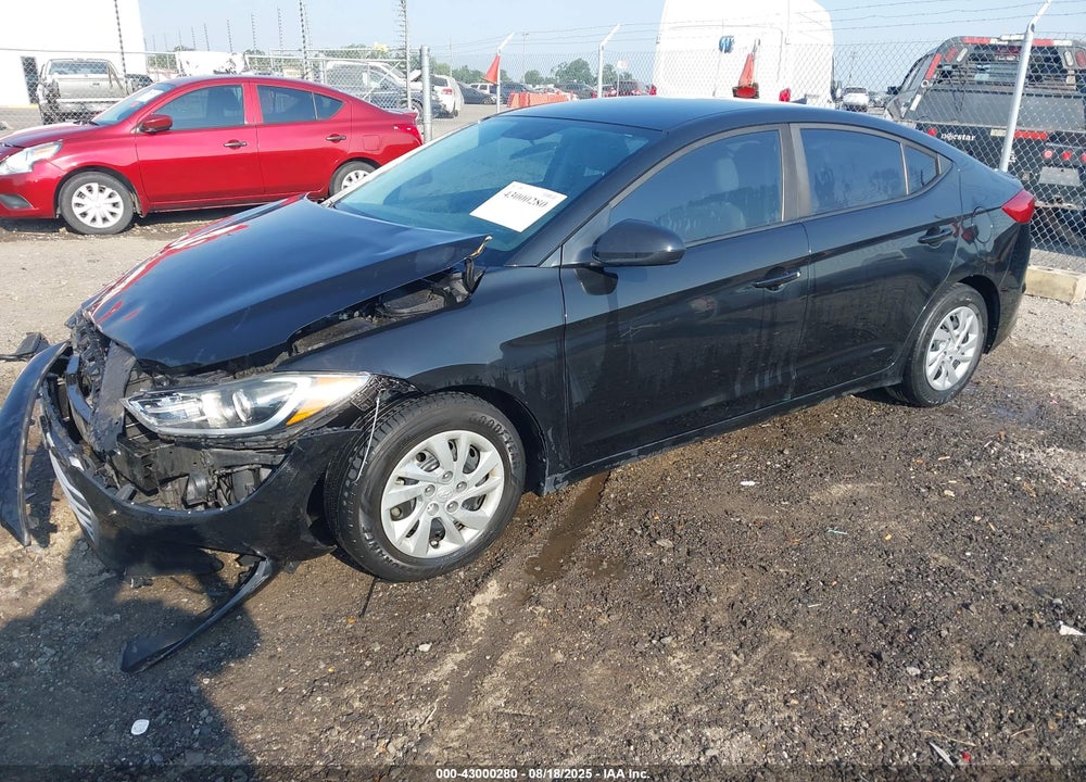 2017 HYUNDAI ELANTRA VIN: KMHD74LF1HU376663