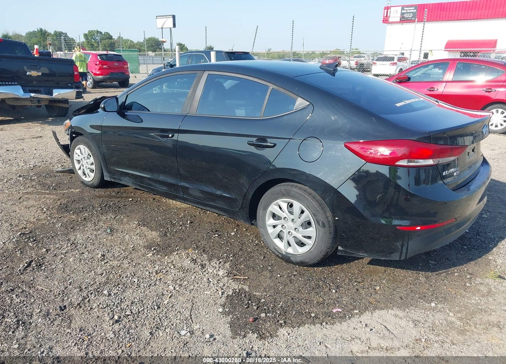 2017 HYUNDAI ELANTRA VIN: KMHD74LF1HU376663