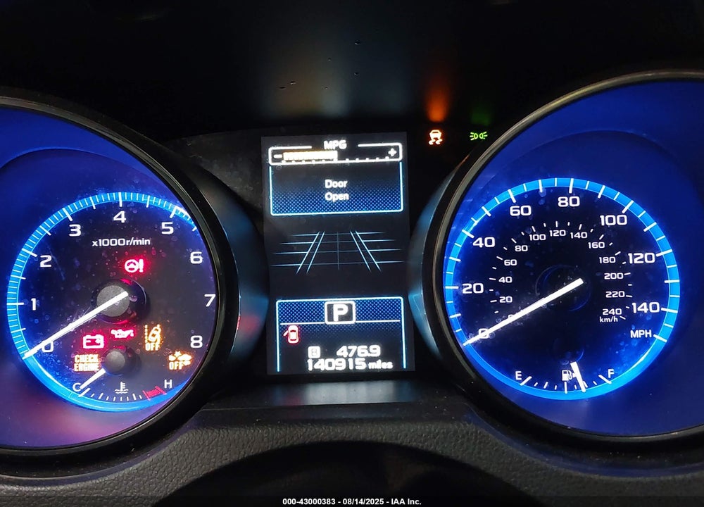 2016 SUBARU OUTBACK VIN: 4S4BSBNC6G3237730